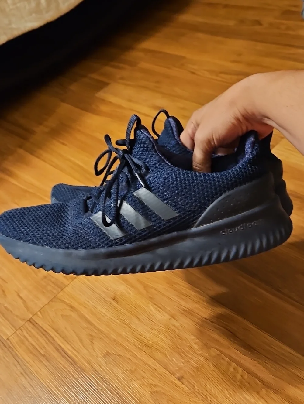 Adidas Cloudfoam Ultimate Navy Blue Shoes Size 10